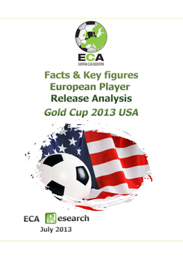 ECA Player Release Analysis 2013 Gold Cup.Pdf