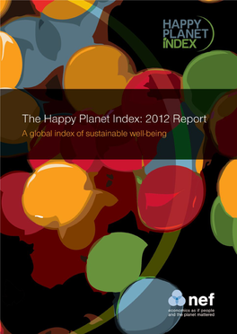 Happy Planet Index Report 2012