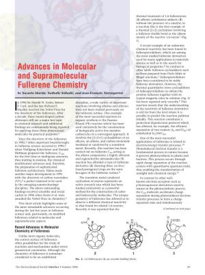 Advances in Molecular and Supramolecular Fullerene Chemistry