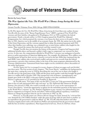The War Against the Vets: the World War I Bonus Army During the Great Depression Jerome Tuccille | Potomac Press, 2018