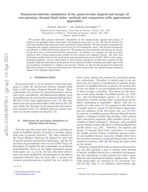 Numerical-Relativity Simulations of the Quasi-Circular Inspiral and Merger of Non-Spinning, Charged Black Holes: Methods and Comparison with Approximate Approaches