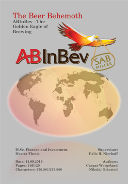 The Beer Behemoth Abinbev - the Golden Eagle of Brewing