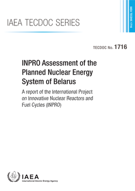 IAEA TECDOC SERIES INPRO Assessment of the Planned Nuclear System of Belarus Energy