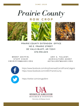 June 2020 Prairie County Row Crop Newsletter