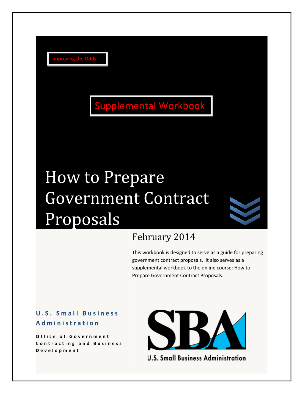 How to Prepare Government Contract Proposals February 2014