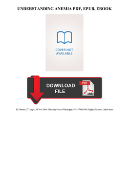 Read Book Understanding Anemia Ebook Free Download