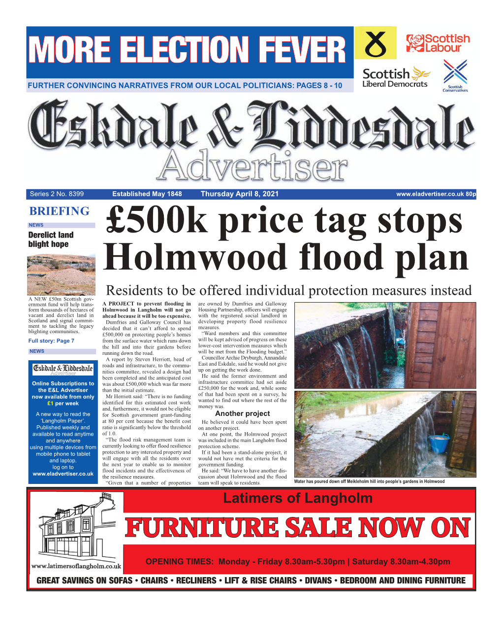 £500K Price Tag Stops Holmwood Flood Plan