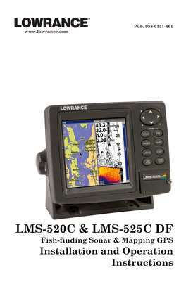 LMS-525C DF & LMS-520C Manual
