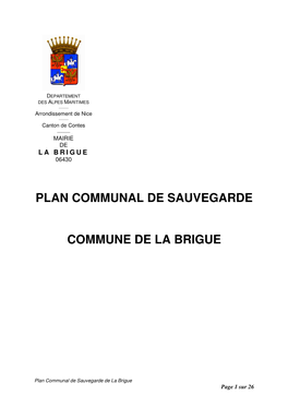 Plan Communal De Sauvegarde La Brigue V6 2019 Modif Daniel
