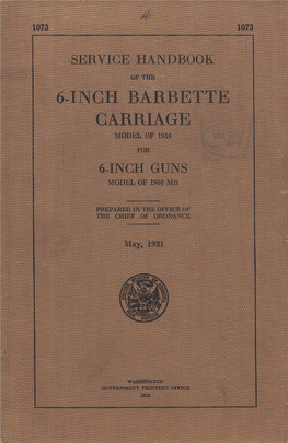 6-Ingh Barbette . Carriage Model of 1910