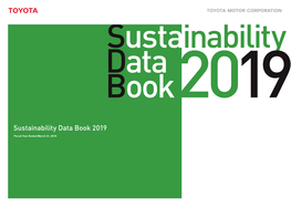 Toyota Sustainability Data Book 2019