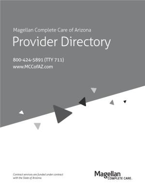 Magellan Complete Care of Arizona Provider Directory