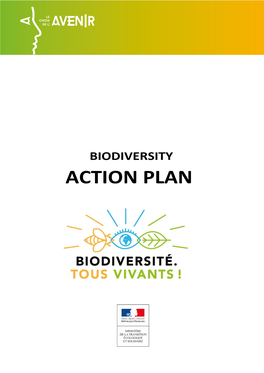 BIODIVERSITY ACTION PLAN Table of Contents Regaining Biodiversity, a Matter of Survival for Our Society