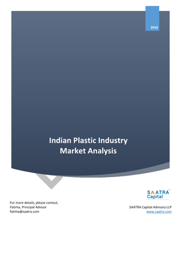 Indian Plastic Industry Market Analysis