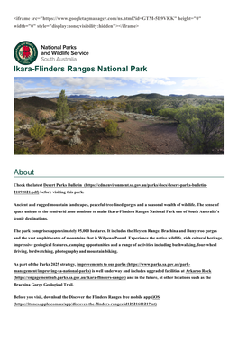 Ikara-Flinders Ranges National Park About