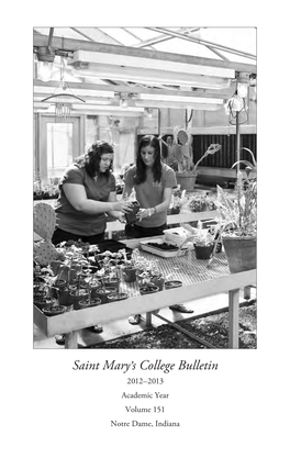 Saint Mary's College Bulletin