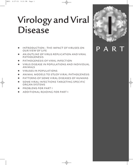 Virology and Viral Disease I
