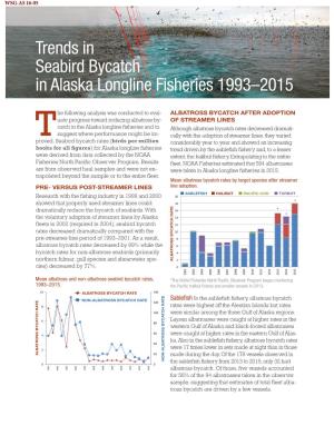 Trends in Seabird Bycatch in Alaska Longline Fisheries 1993–2015