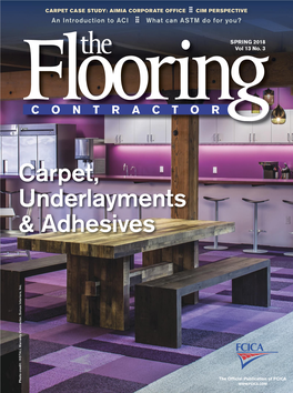 Carpet, Underlayments & Adhesives