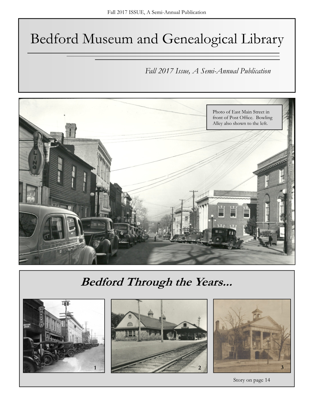 Fall 2017 ISSUE, a Semi-Annual Publication