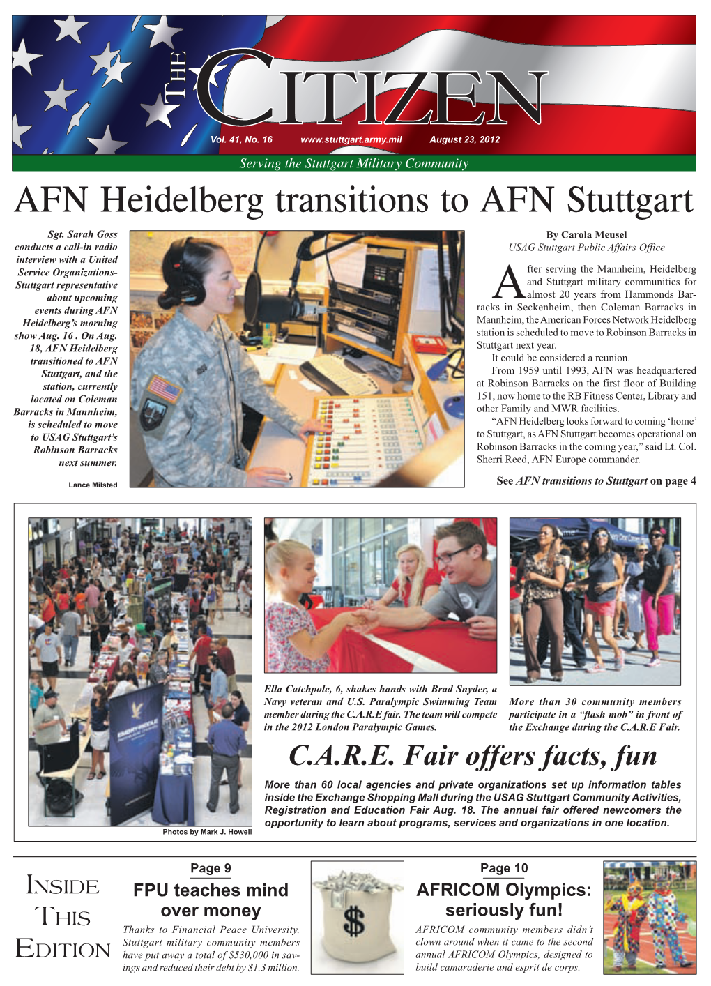 AFN Heidelberg Transitions to AFN Stuttgart Sgt