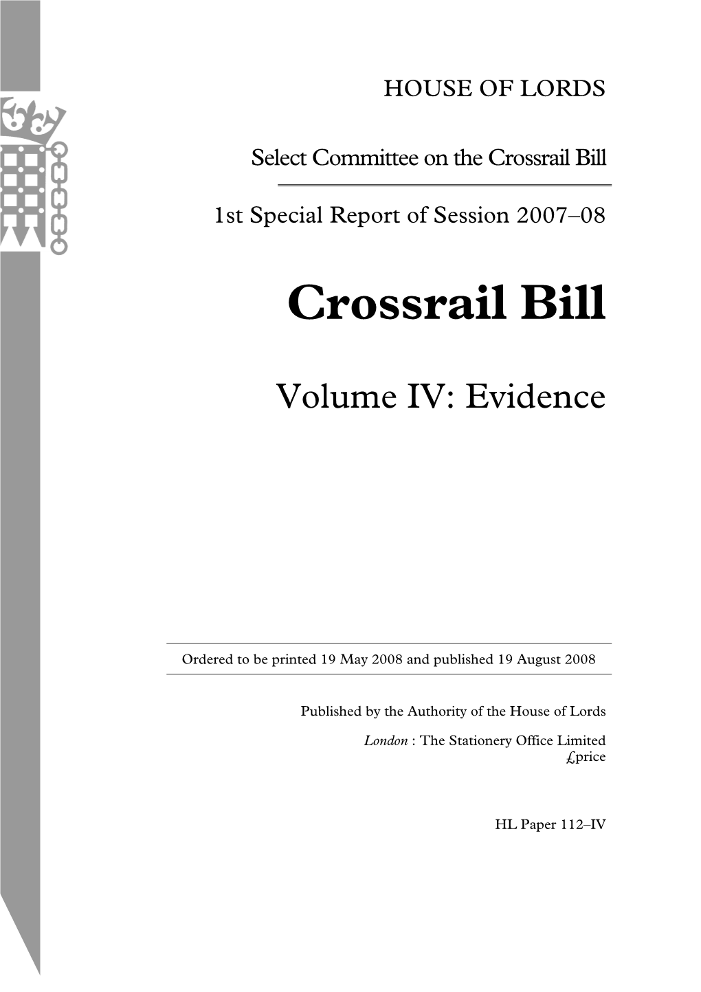 Crossrail Bill