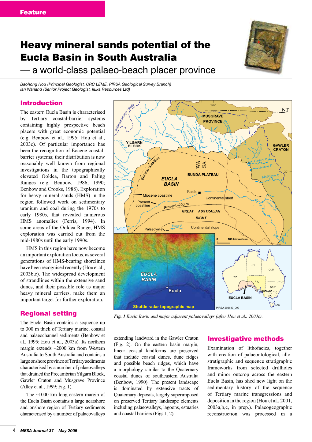 Heavy Mineral Sands Potential of the Eucla Basin in South Australia — a World-Class Palaeo-Beach Placer Province