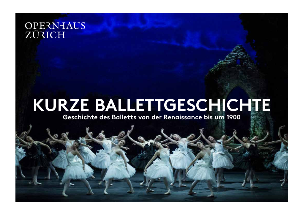 Kurze Ballettgeschichte