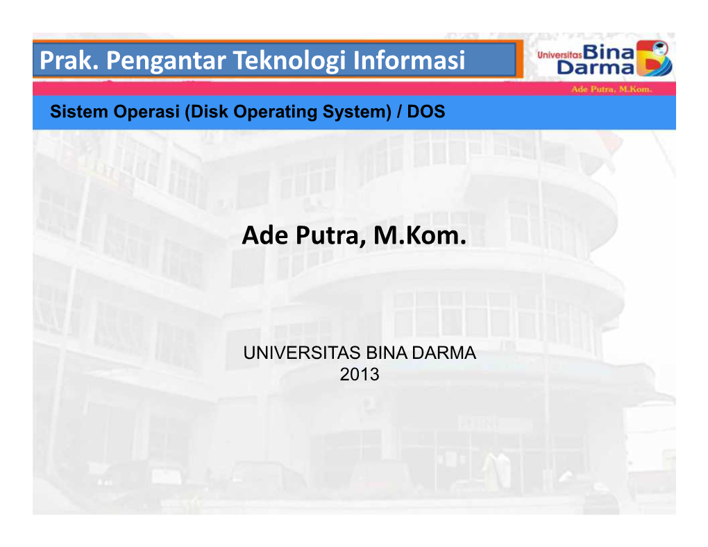 Pengantar Basis Data