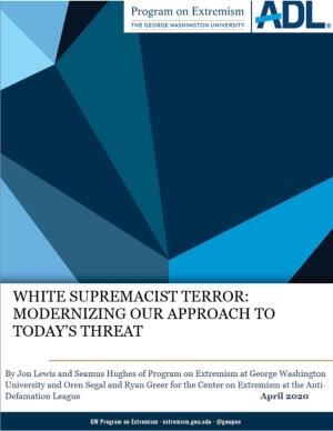 Lewis, Hughes, Segal, Greer | Program on Extremism & Anti-Defamation League