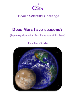 Does Mars Have Seasons?