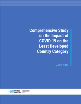 Comprehensive Study on the Impact of COVID-19 on the Least Developed Country Category