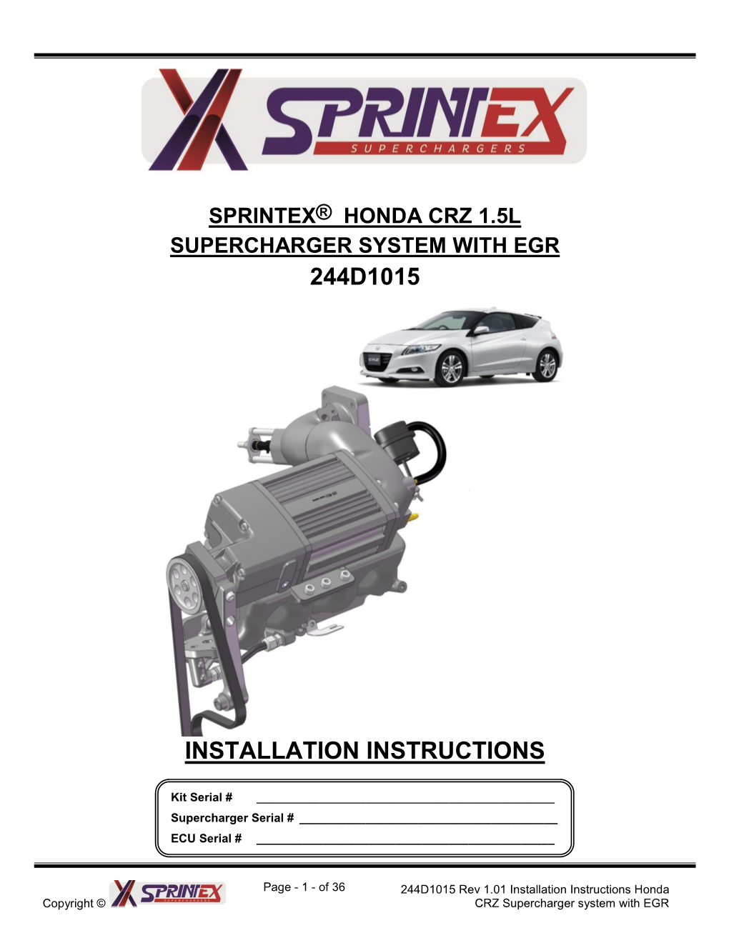 244D1015 Installation Instructions