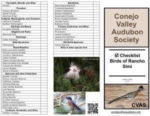CVAS Brochure Rancho Simi Checklist V1.3