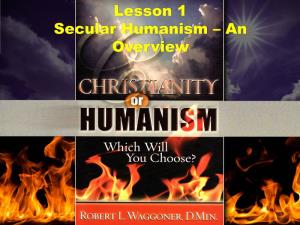 Secular Humanism – an Overview