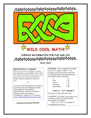 Cool Math Essay May 2013: DIVISIBILITY