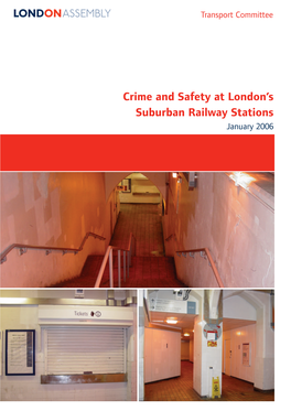 Crime and Safety at London's Suburban Railway Stations