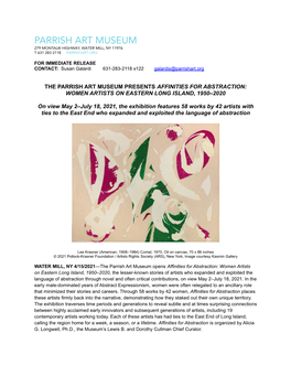 EXHIBITION AFFINITIES for ABSTRACTION 4 29.Docx