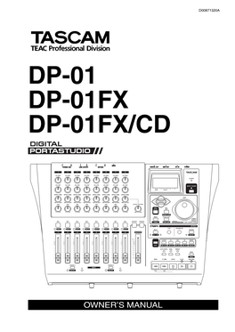 Dp-01 Dp-01Fx Dp-01Fx/Cd
