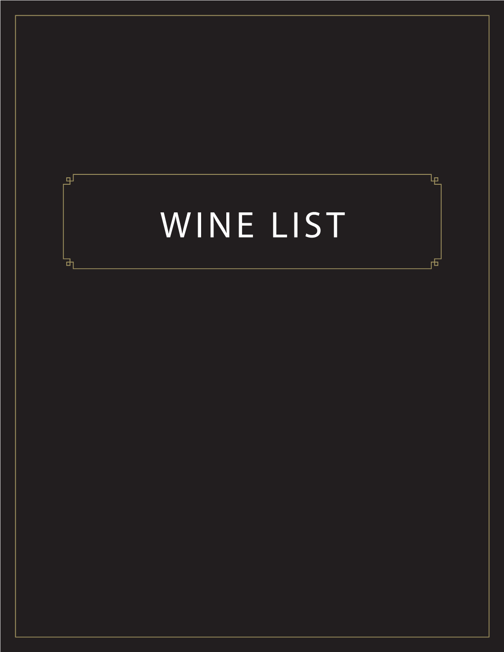 Wine List Sparkling