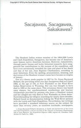 Sacajawea, Sacagawea, Sakakawea?