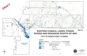Existing Canals, Lakes, Ponds, Rivers And