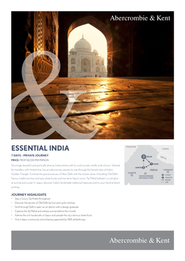 Essential India Flyer 2019