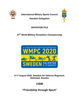 International Military Sports Council Swedish Delegation