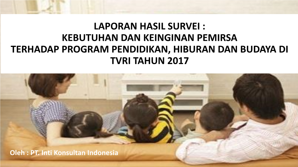 Hasil Survei TVRI 2017