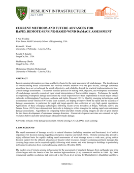 Ndm-506: Current Methods and Future Advances for Rapid, Remote-Sensing