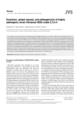 Evolution, Global Spread, and Pathogenicity of Highly Pathogenic Avian Influenza H5nx Clade 2.3.4.4