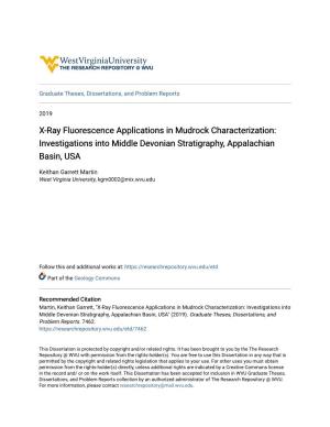 X-Ray Fluorescence Applications in Mudrock Characterization: Investigations Into Middle Devonian Stratigraphy, Appalachian Basin, USA