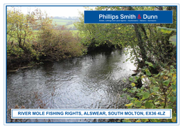 River Mole Fishing Rights, Alswear, South Molton, Ex36 4Lz River Mole Fishing Rights, Alswear, South Molton, Ex36 4Lz