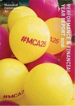 MCA Annual Report 2016 Download